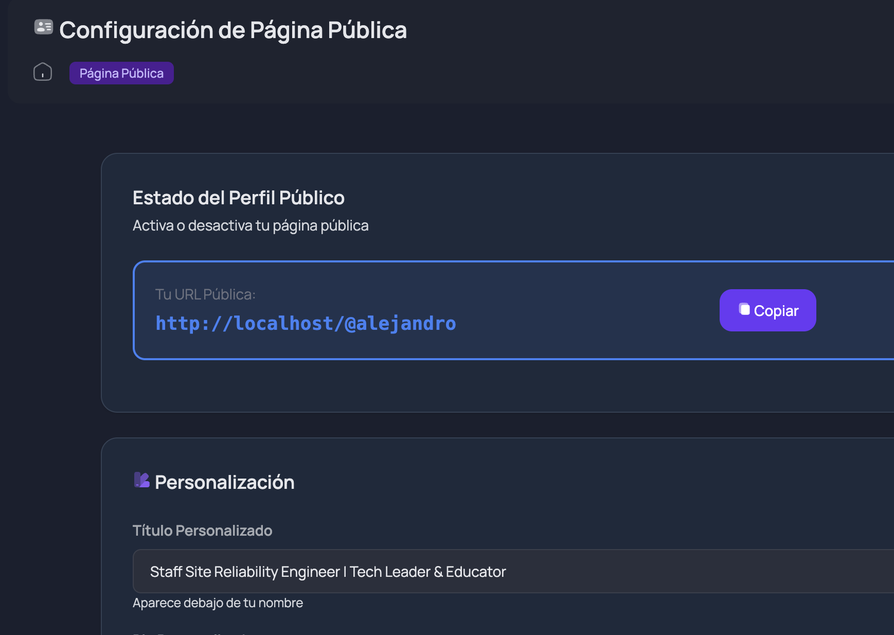 Public About - Portfolio Profesional